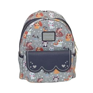 Disney Parks Loungefly CATS & DOGS Mini Backpack - NWT